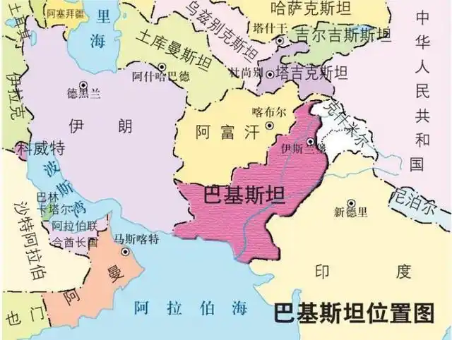 中东地图