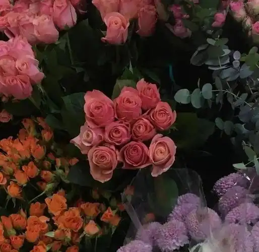 浪漫鲜花朋友圈背景图