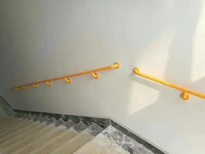 走廊楼梯墙面无障碍通道扶手 墙面安全尼龙防滑抓杆靠墙一字扶手