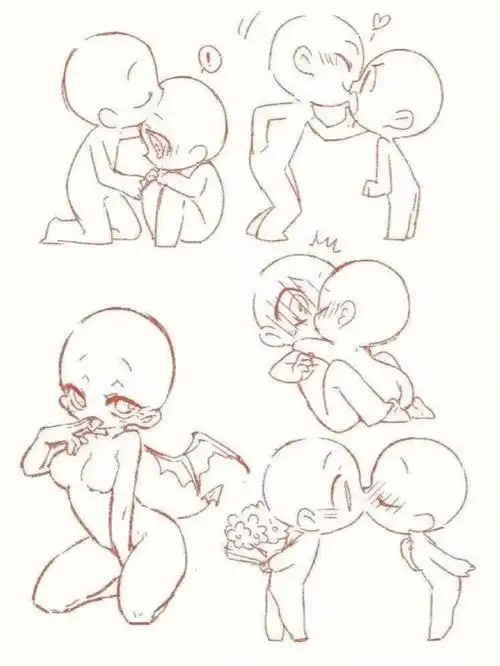 一群超可爱呆萌的q版模板