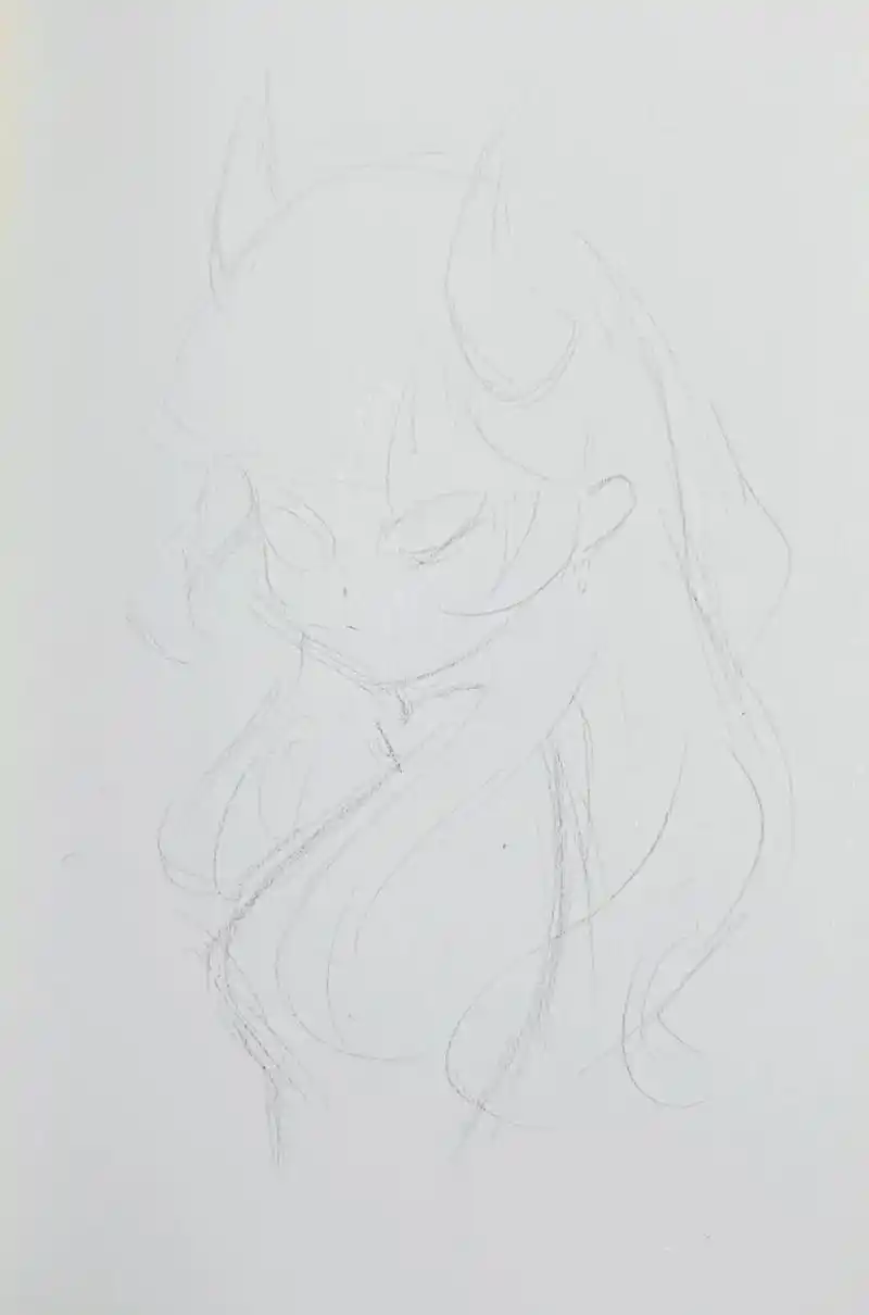 油画棒|恶魔少女(绘画步骤含色号)7315时间会褪色,但美好不会