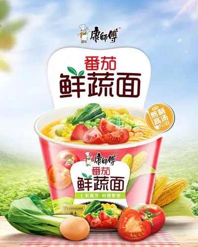 康师傅 开心桶番茄鲜蔬面112g