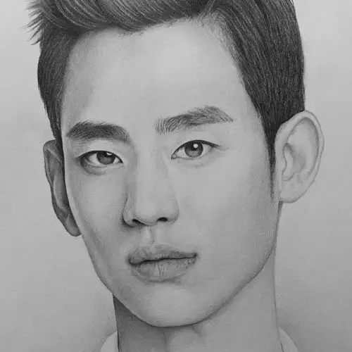 金秀贤,韩国明星,明星金秀贤手绘漫画卡通