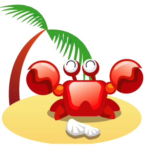 卡通螃蟹图片