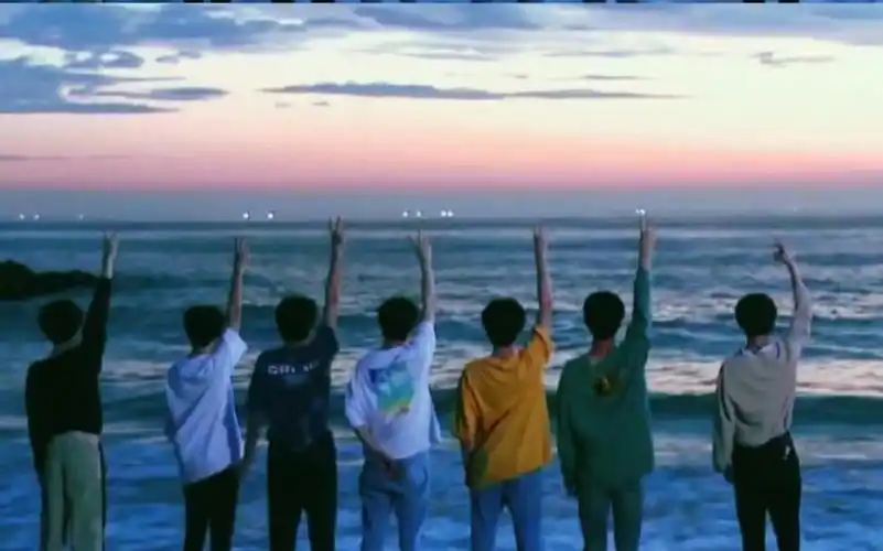 【时代少年团】团魂时刻海边喊话,未来也请这样一直走下去吧!