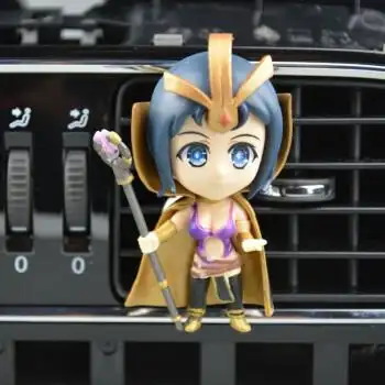 无瑕坊lol模型q版盲僧阿狸寒冰提莫汽车出风口香水摆件 诡术妖姬