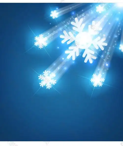 蓝色动感雪花背景矢量素材背景素材免费下载(图片编号:8905262)-六图