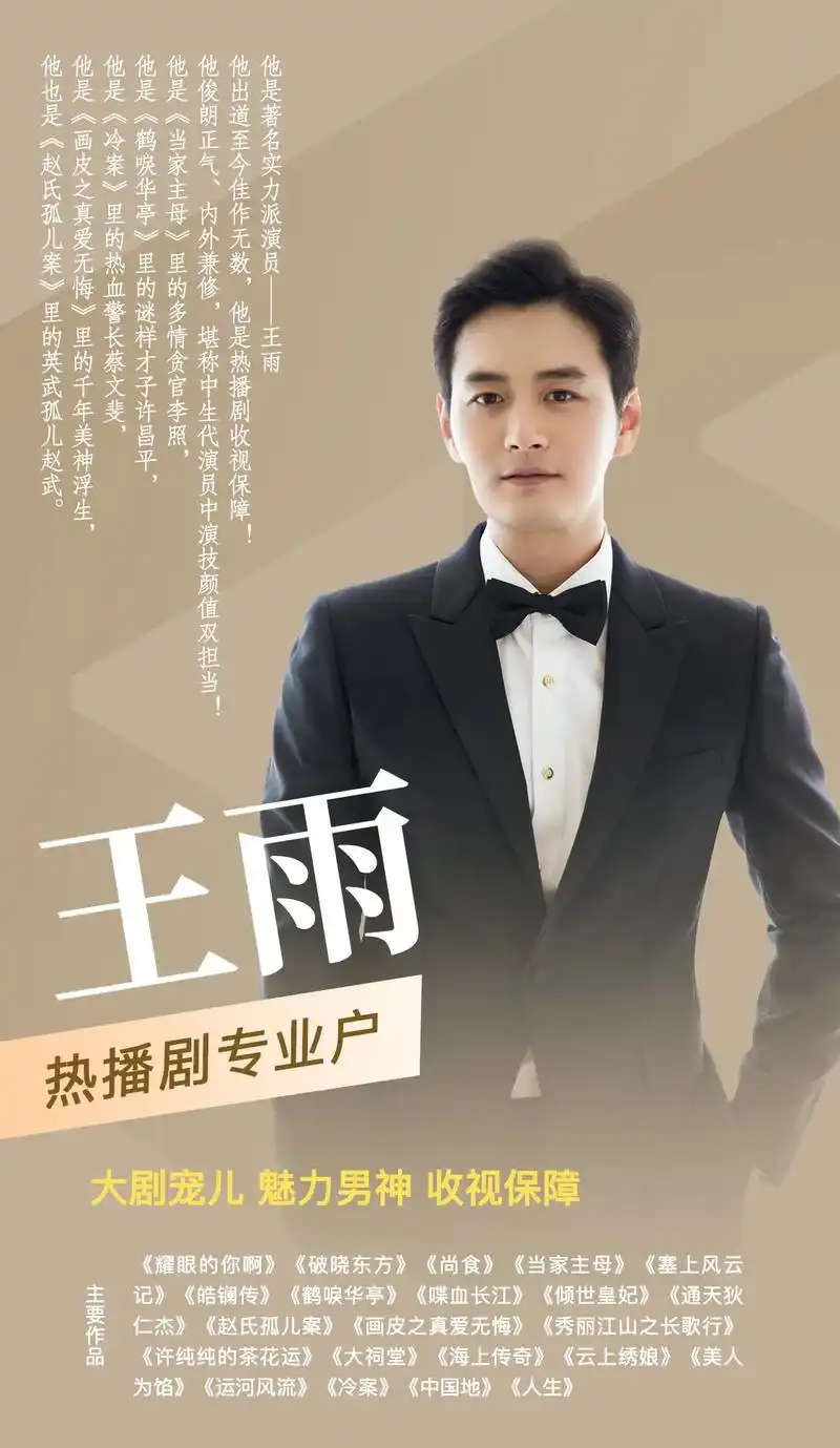 著名影视演员#王雨 生日快乐!广告代言,品牌商务-～欢迎合作 - 抖音