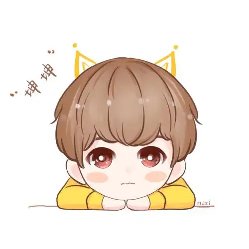 蔡徐坤swin二次元手绘人物动漫q版