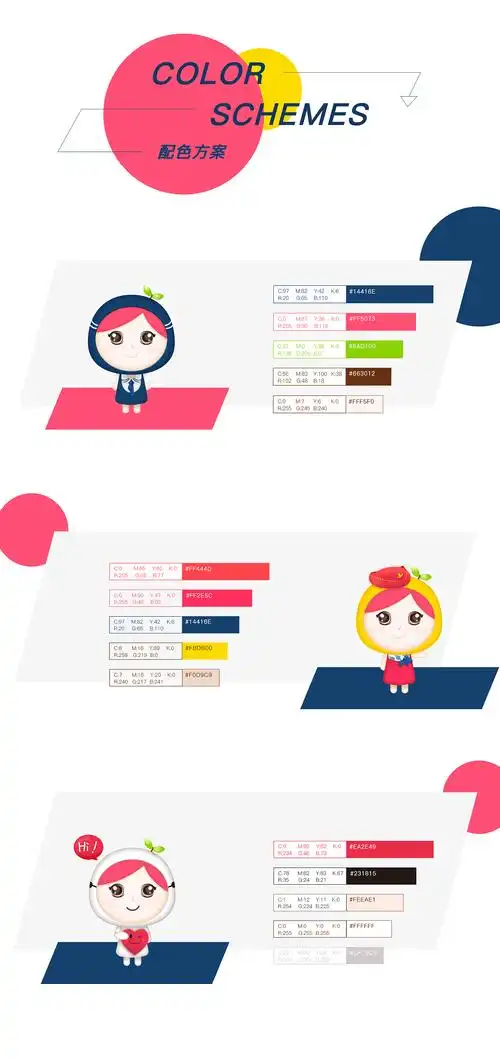 女性吉祥物设计及其周边