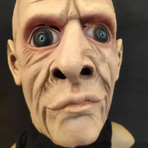 厂家生产批发 狂欢万圣节大眼外星人面具 高档影视ufo化妆鬼头套