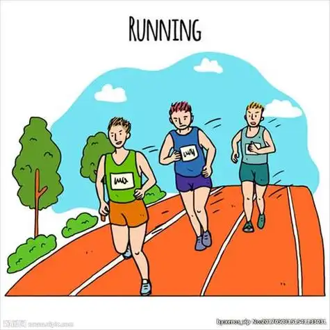 小朋友跑步简笔画小朋友跑步简笔画图片