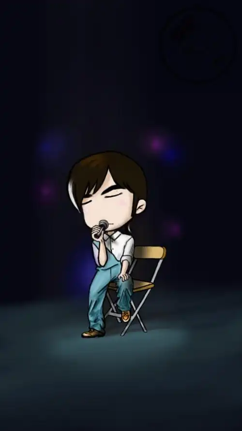 原创q版 周杰伦 演唱会 帅 卡通