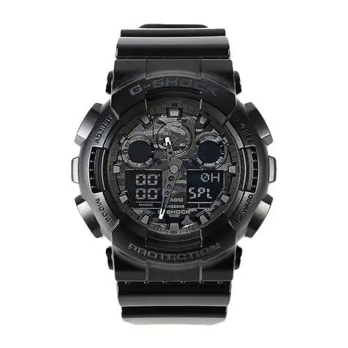 casio/卡西欧 g-shock系列黑武士拆弹专家同款时尚防水男表ga-100cf