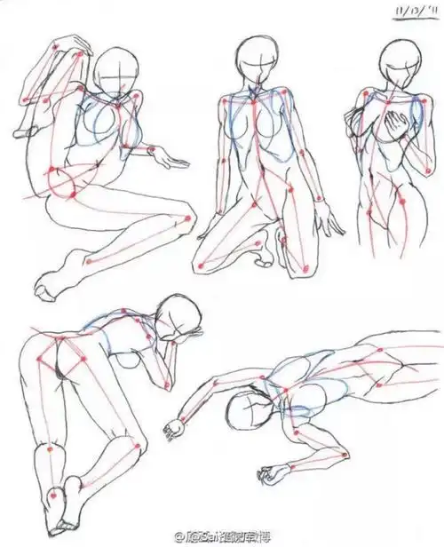 绘画教程 二次元 动漫 人物 参考练习 人物… - 堆糖,美图壁纸兴趣社