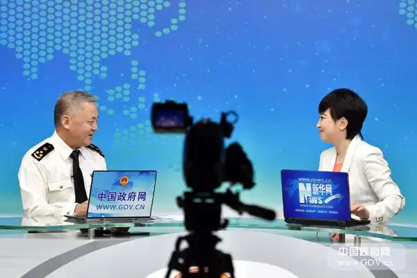 图为访谈现场.中国政府网 郭小天 摄