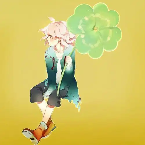 四叶草_幸运草_四叶幸运草_短发女生_短发娘_漫画_短发姑娘_动漫_短