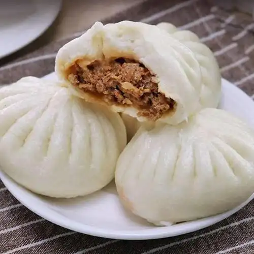 扬州大包子早餐青菜包鲜猪肉包梅干菜素菜包家庭酒店速冻点心馒头 鲜