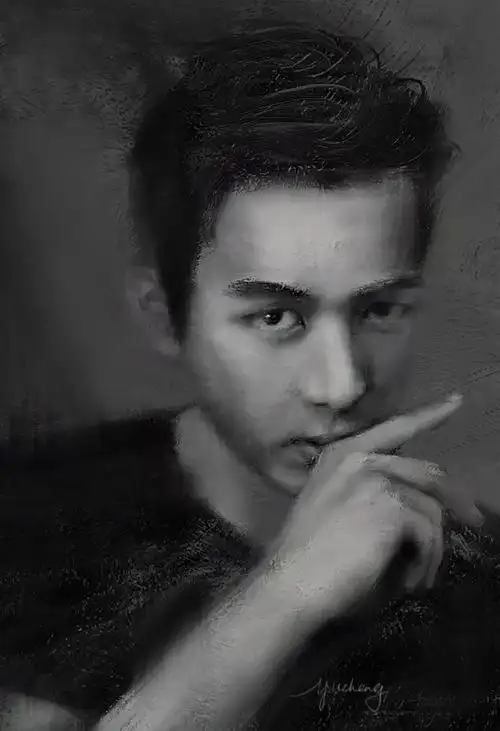 画了个 你们的李现.