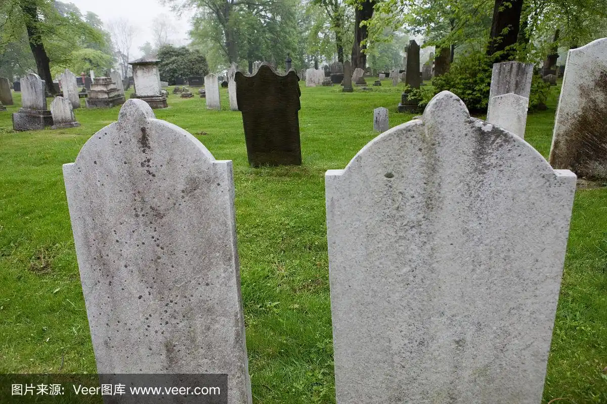 墓碑,黑白图片,空白的,水平画幅,风化的