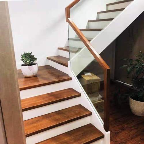 工厂直销玻璃楼梯 高端定制别墅复式钢木整梯 卷板旋转玻璃 安装