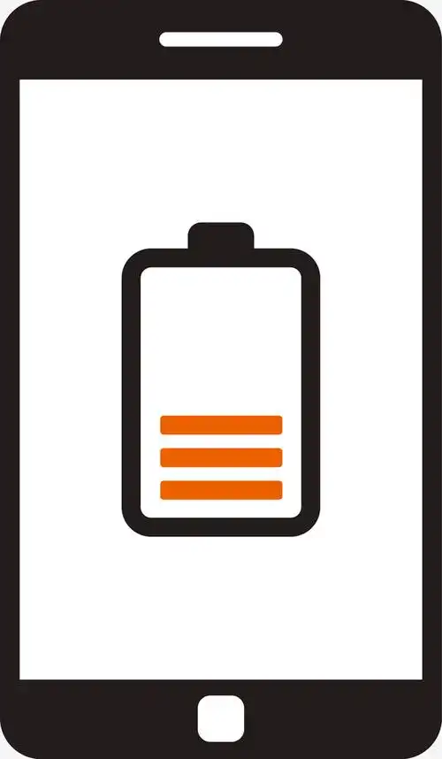 手机充电电池标志素材图