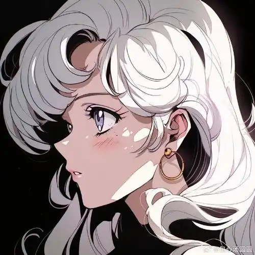 两组侧颜超绝的白毛姐姐动漫头像,哪一组你更爱