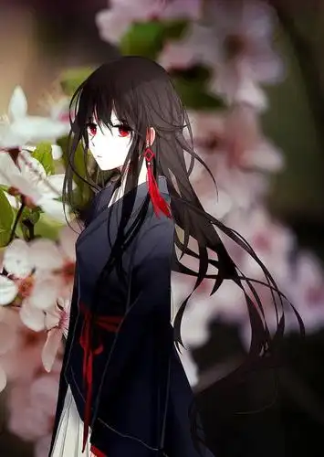 暗黑系二次元动漫女图,红颜笑焉,何为相思