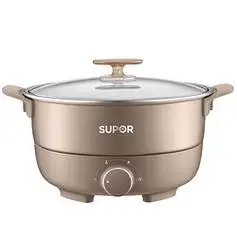 苏泊尔 电火锅分体式电火火锅锅家用电煮锅可拆洗多功能炖煮电热锅