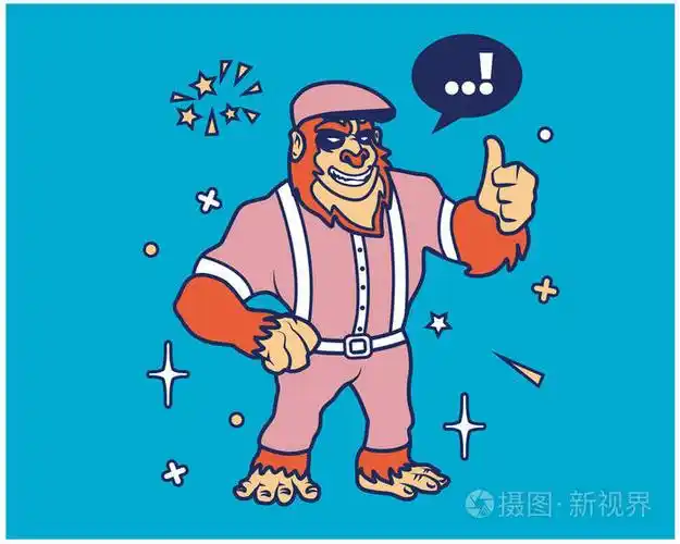 时髦的大脚卡通t恤