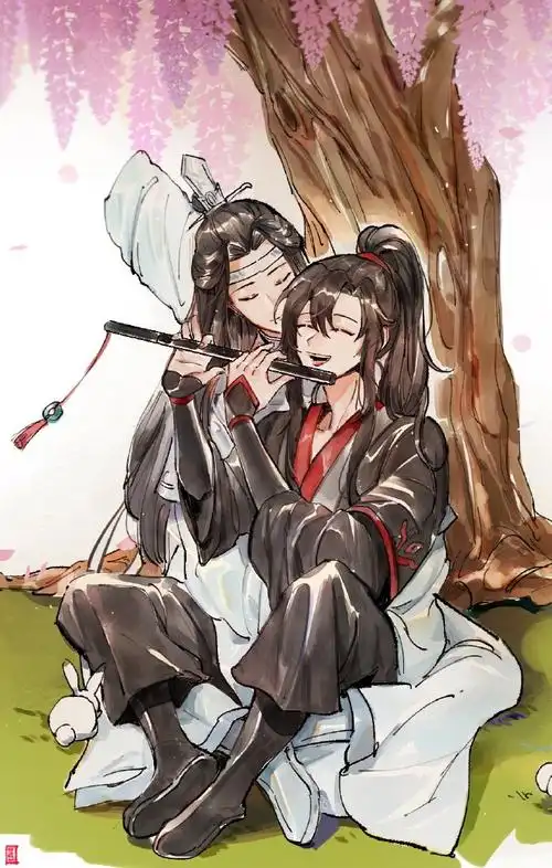 魔道祖师# #漫画# 亲亲抱抱举高高,忘羡一. 来自动漫水道工 - 微博