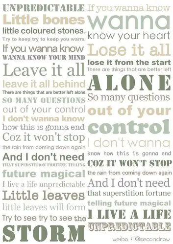 【二排】英文手帐素材分享