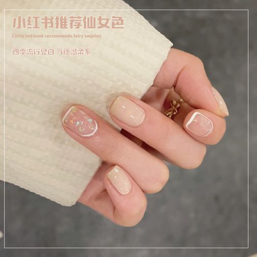 夏天冰美甲行款流行色系透色新款2021年指甲油冻奶指甲彩妆