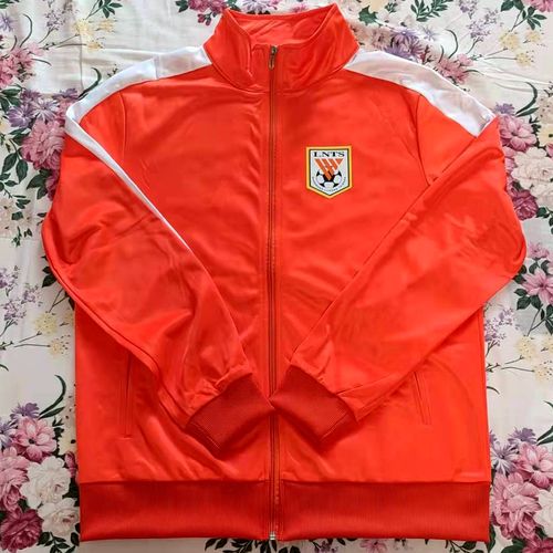 中超山东鲁能泰山球衣队春秋季长袖外套足球训练出场服n98球迷版