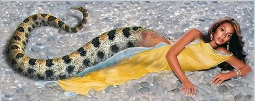 史上最全美女蛇惊艳图片人头蛇身的妖物美人