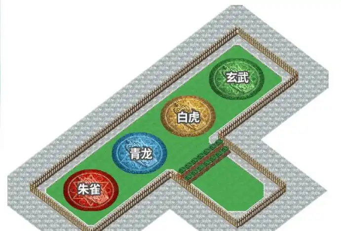 通过迷宫到达阵眼,与 坤 对话 交出 三阶阵图,传送到 八卦阵四阶,并且