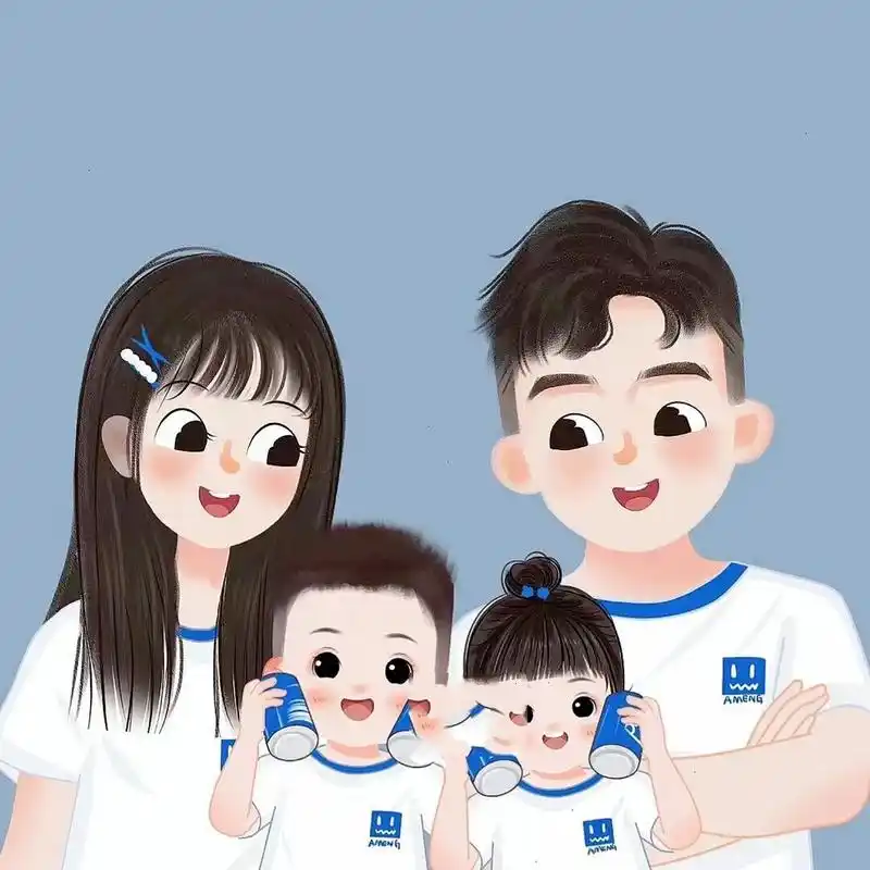 儿女双全头像 一家四口7915姐姐弟弟7915哥哥妹妹 亲子头像