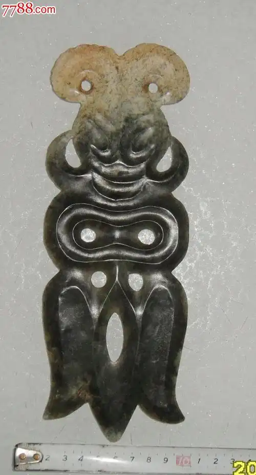 玉佩—异形猪龙玉佩—高古玉器—红山文化玉器