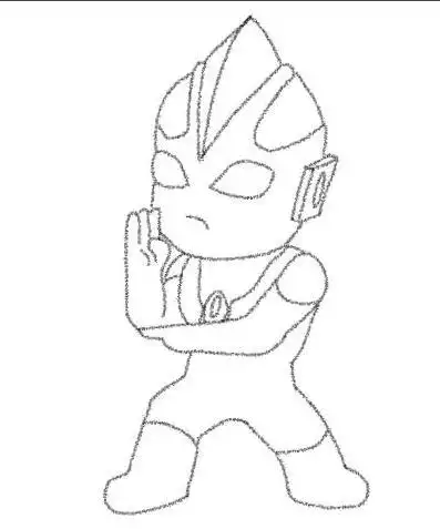 怎么画迪迦奥特曼?