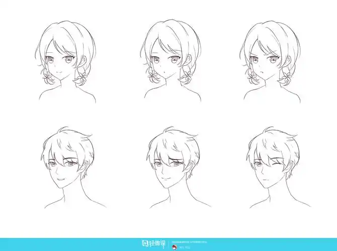 作业:零基础学日系动漫之漫画人物表情的画法训练 - 3675(92)