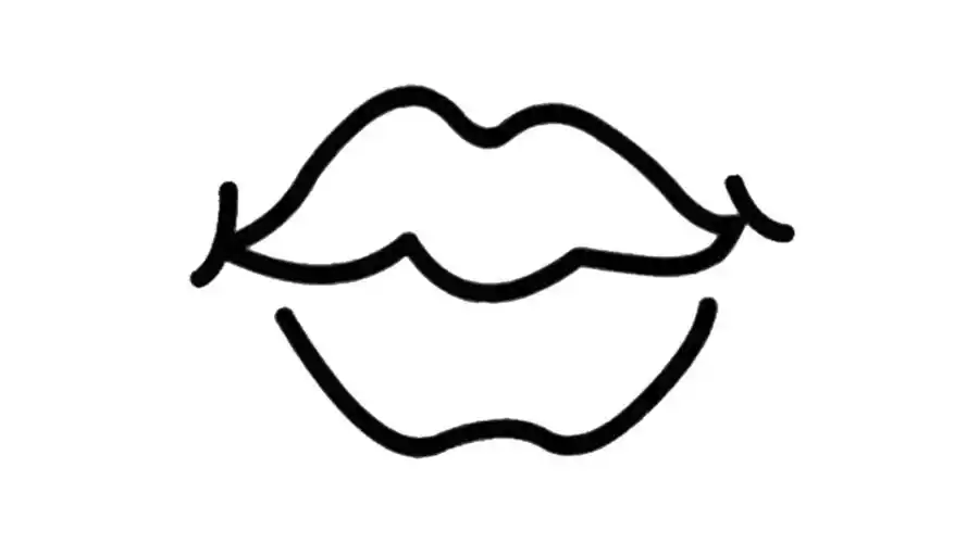 怎么画嘴巴 - 简笔画 - 懂得