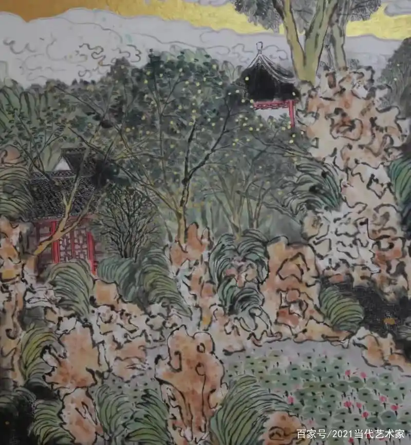 笙歌一曲扬州梦——冯月平水墨画作品品鉴