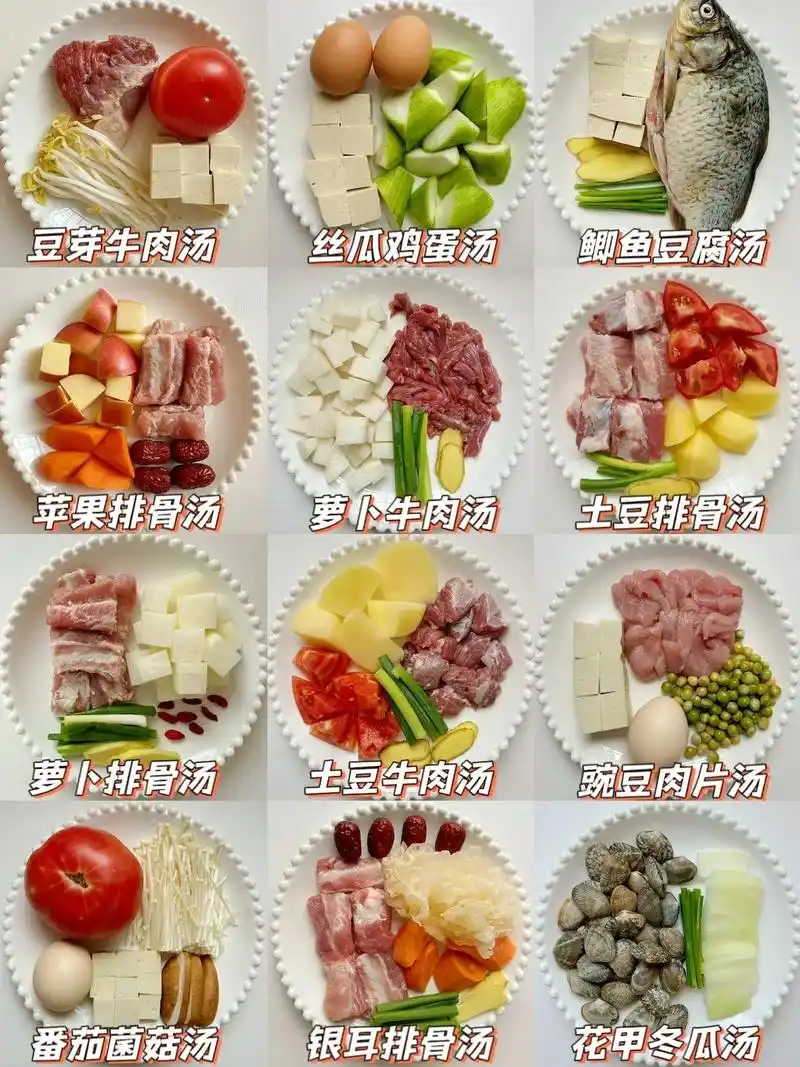 12款冬季营养炖汤合集73健脾暖胃巨好喝.