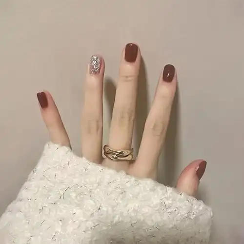 甲油胶2021年新款秋冬网红流行车厘子色显白裸色南柚美甲店专用