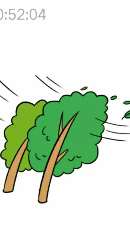 刘硕盘幼儿园3月10日活动主题一一画一幅表现风来的图画