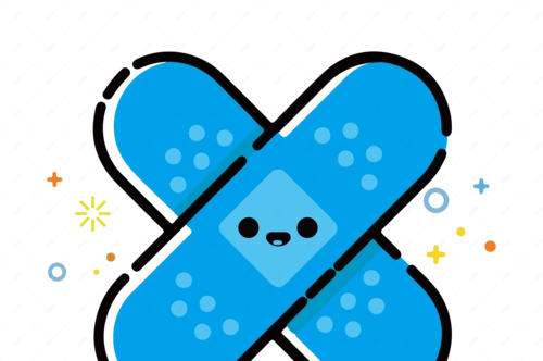 mbe风格可爱的创可贴