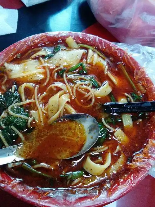 大冬天的吃碗麻辣面吧