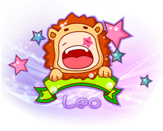 可爱卡通狮子座