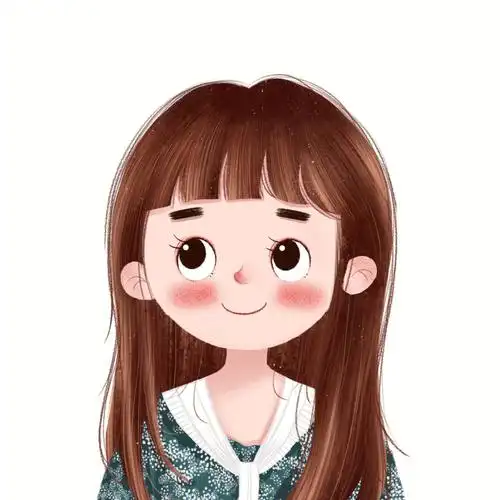 女生头像齐刘海女孩