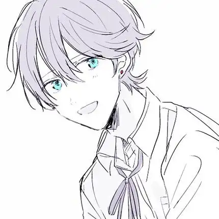 简笔画男生头像帅气